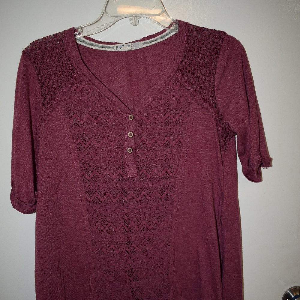 Jolt 3 Button, Short Sleeve Shirt